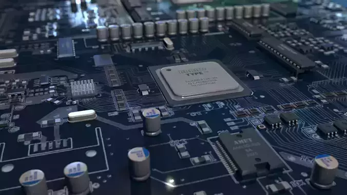 circuit board 3D model