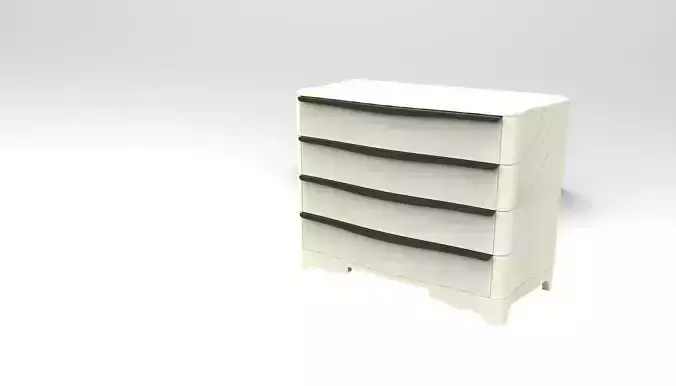 Chest commode with drawers