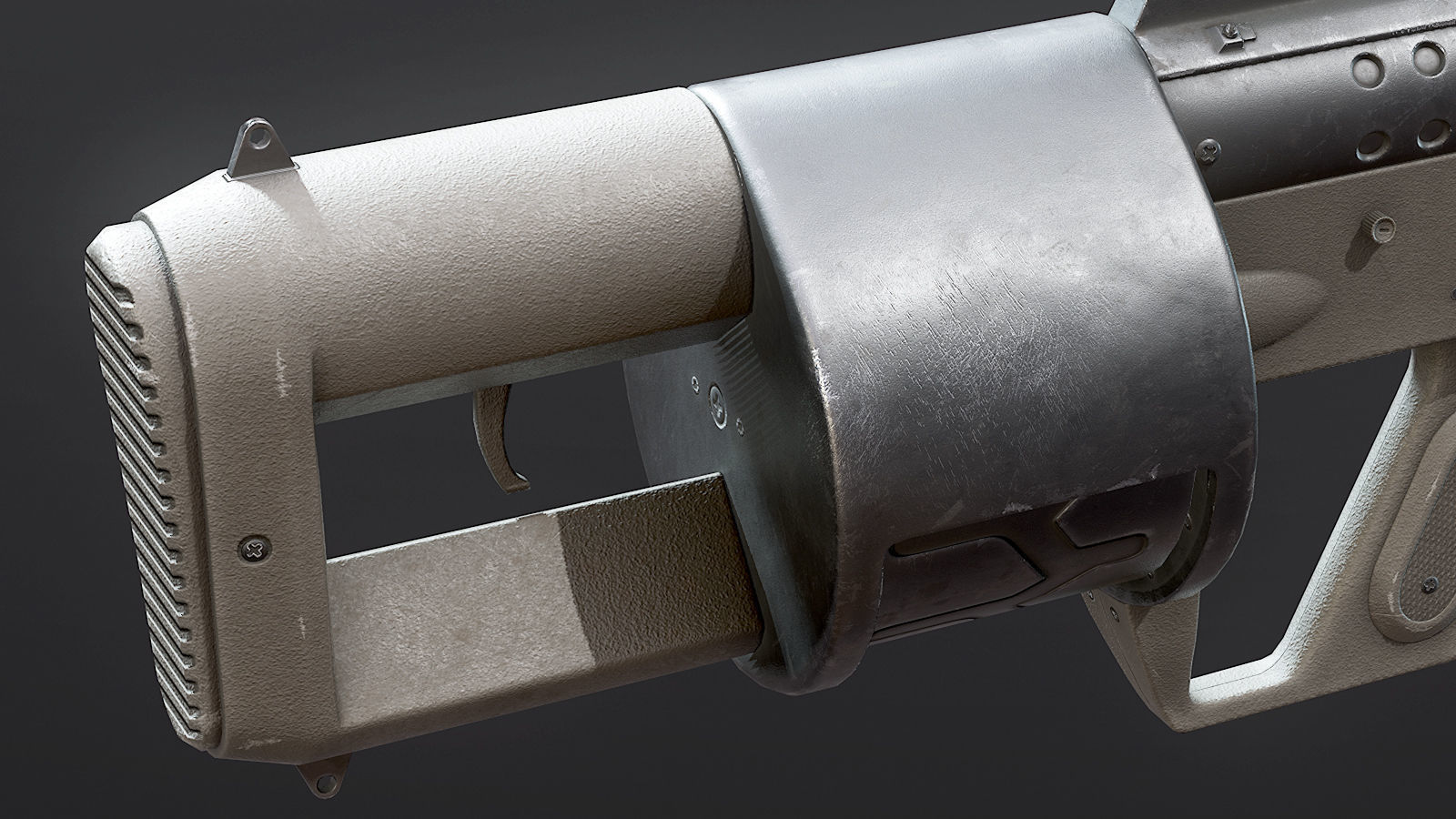 Pancor Jackhammer Shotgun Low-poly 3D model_3