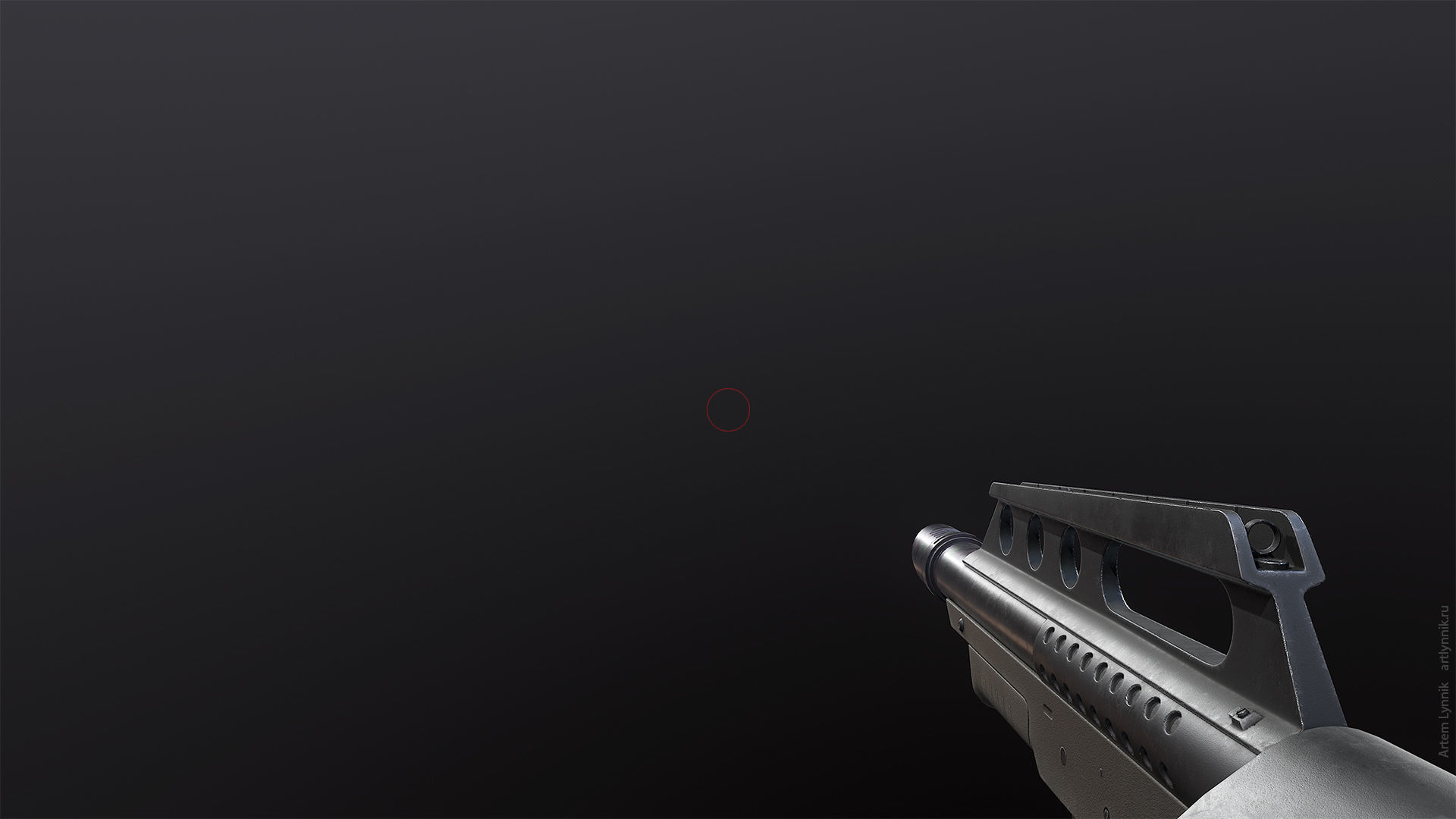 Pancor Jackhammer Shotgun Low-poly 3D model_6