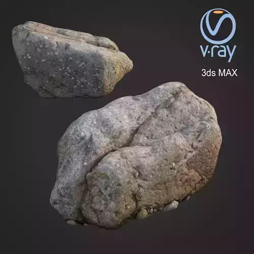 Nature stone 3d scanned 42