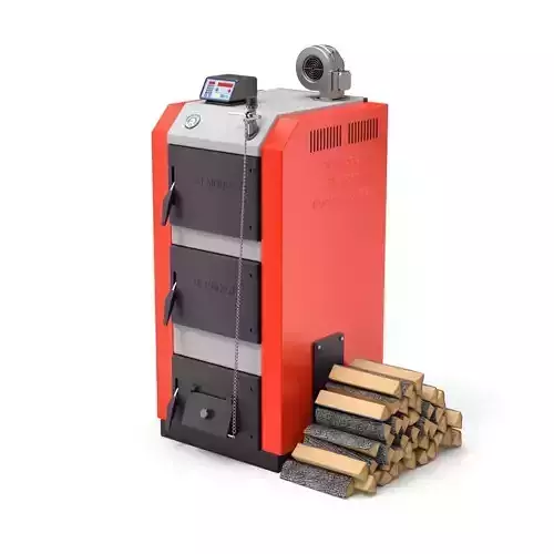 Solid Fuel Burning Boiler 3D model