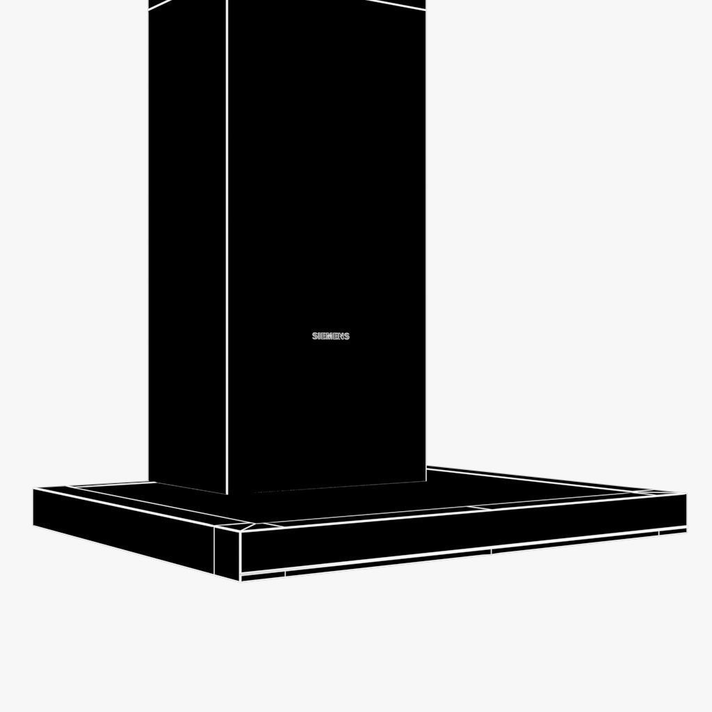 Siemens Wall Chimney hood iQ700 LC68BA572 60cm 3D model_2