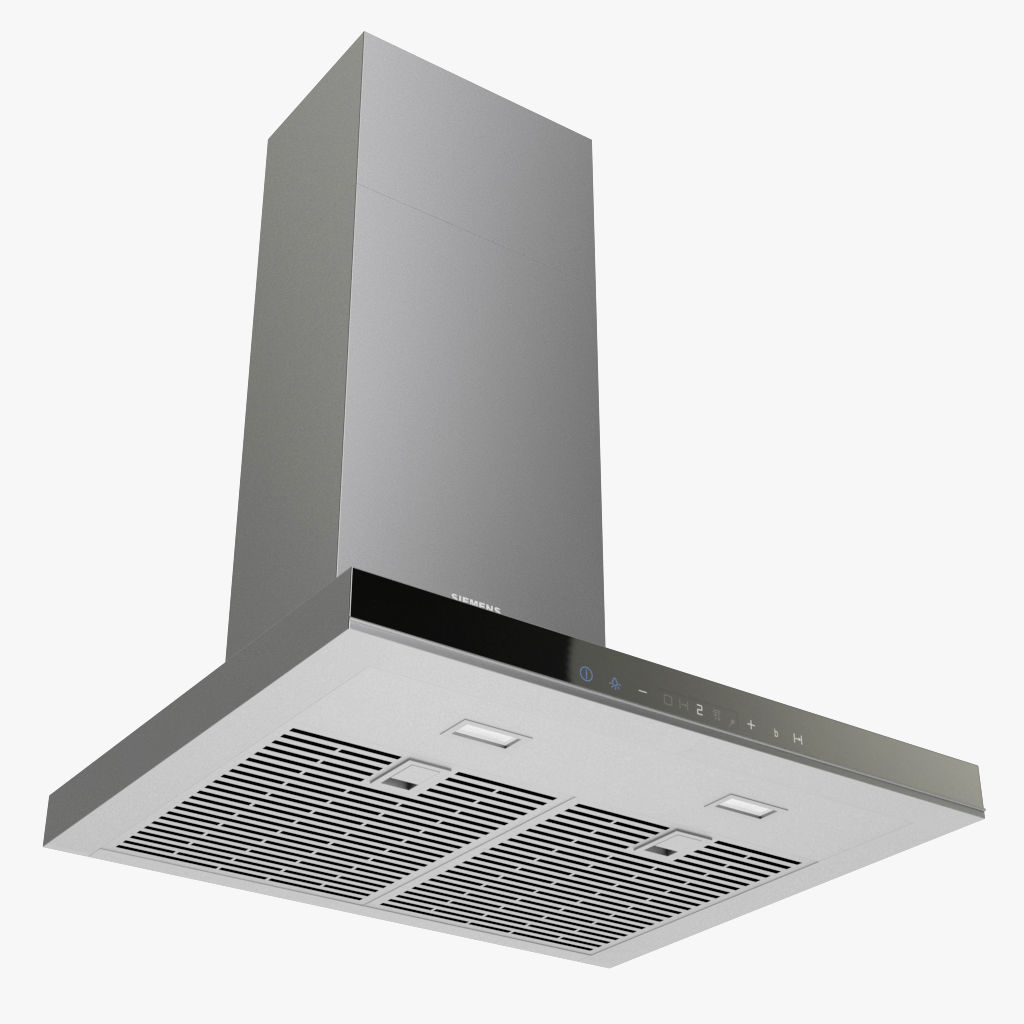 Siemens Wall Chimney hood iQ700 LC68BA572 60cm 3D model_1