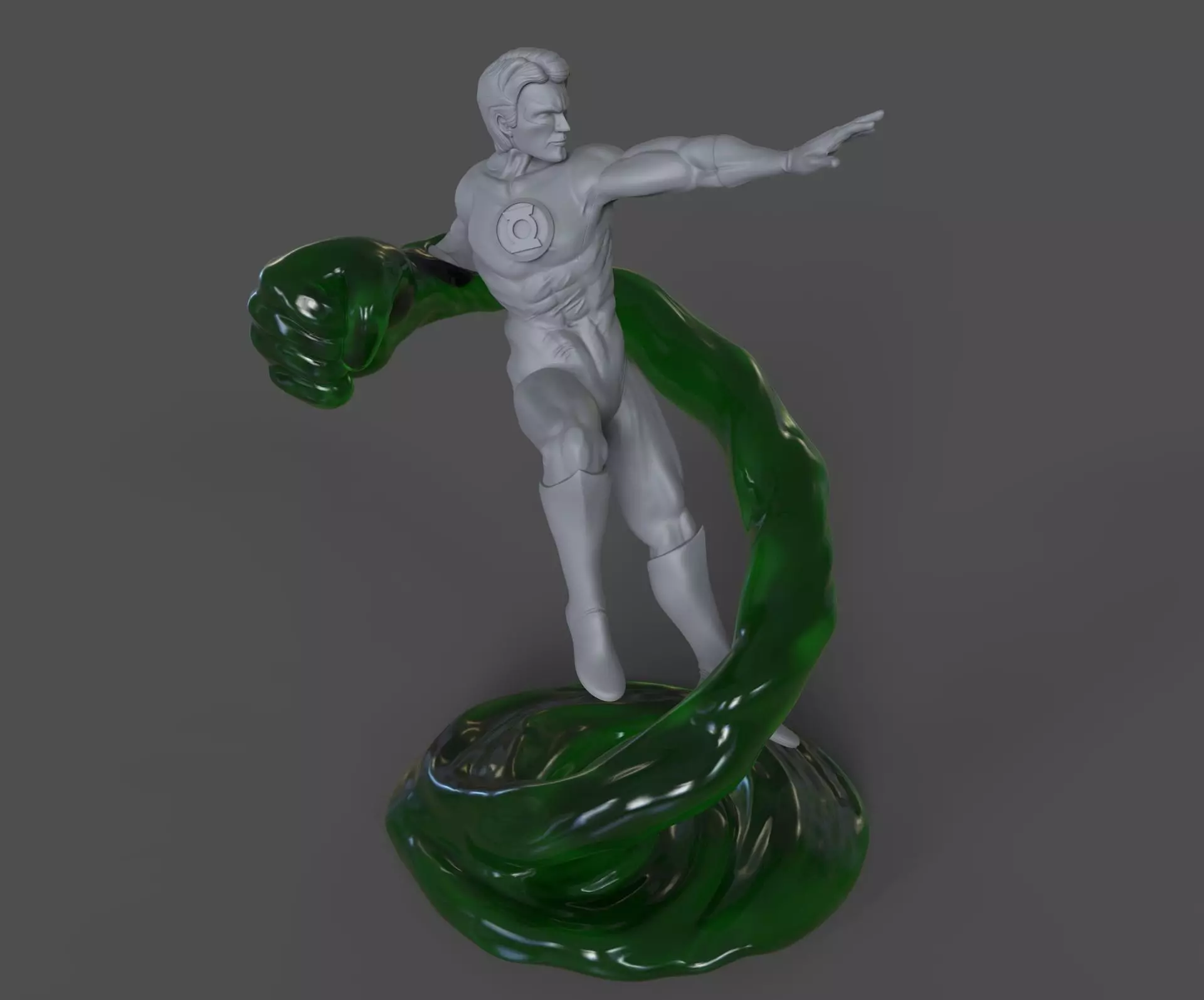 Green Lantern 3D print model_0
