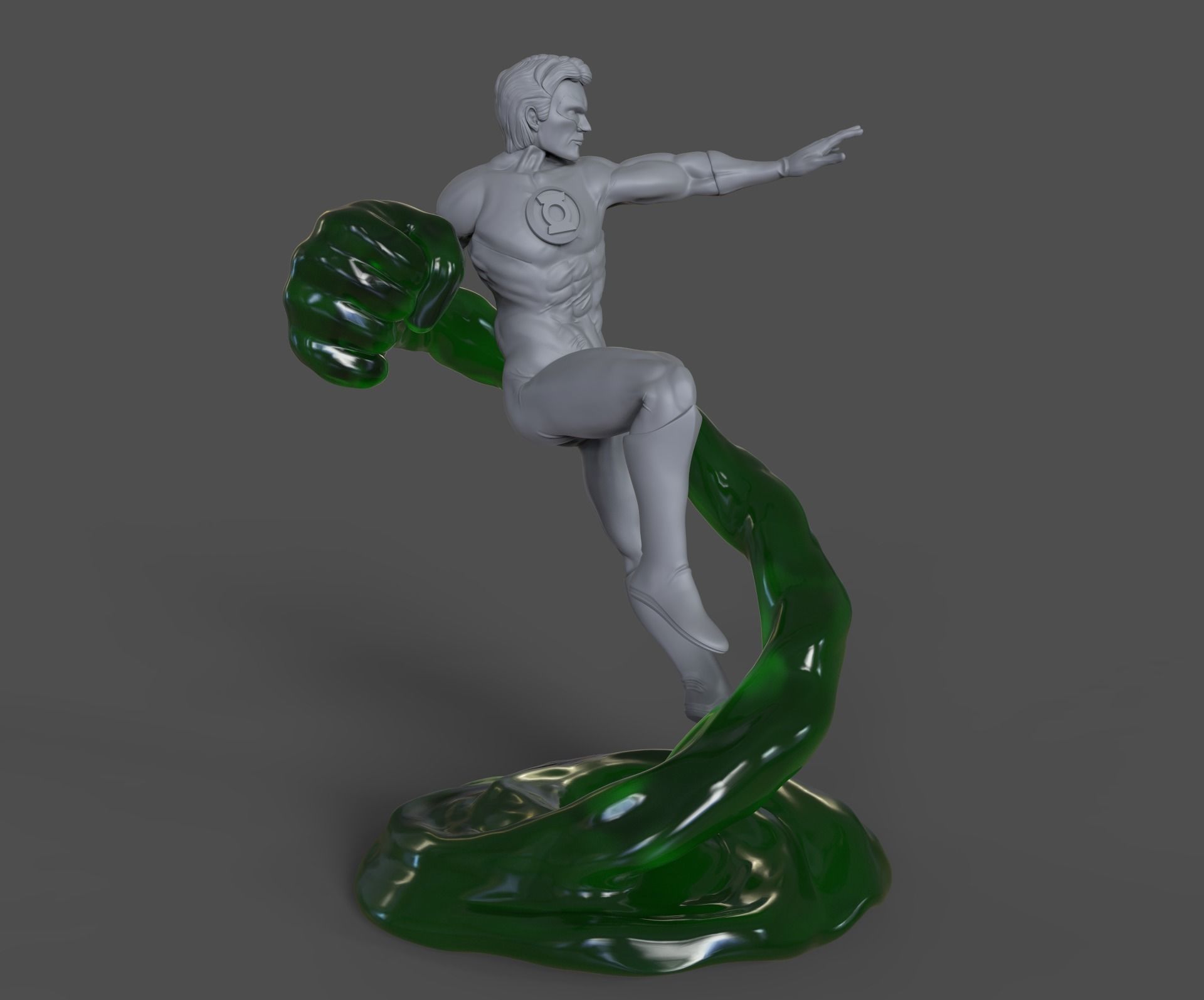 Green Lantern 3D print model_1