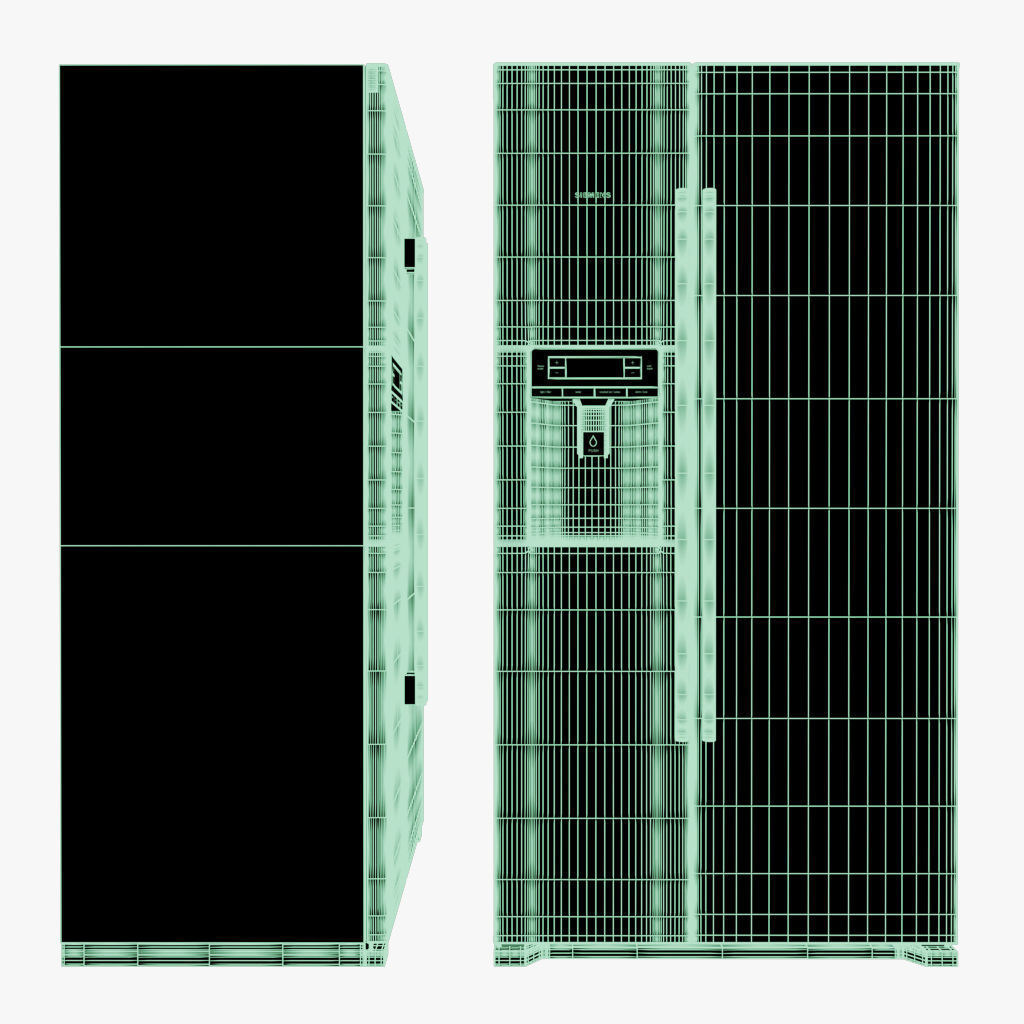 Siemens Refrigerator KA90IVI20R IQ500 3D model_3