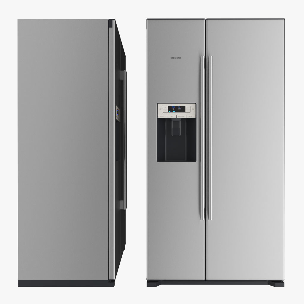 Siemens Refrigerator KA90IVI20R IQ500 3D model_1