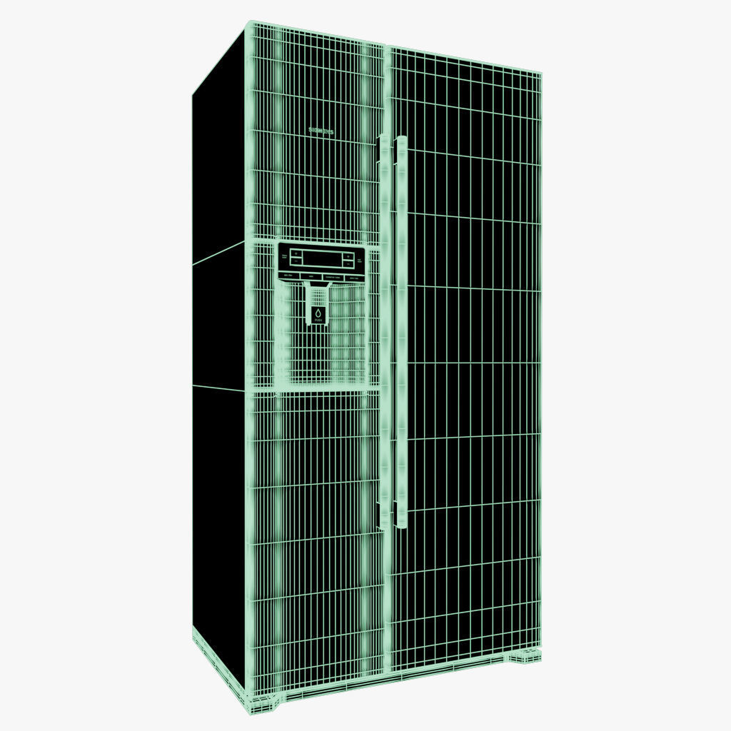 Siemens Refrigerator KA90IVI20R IQ500 3D model_2
