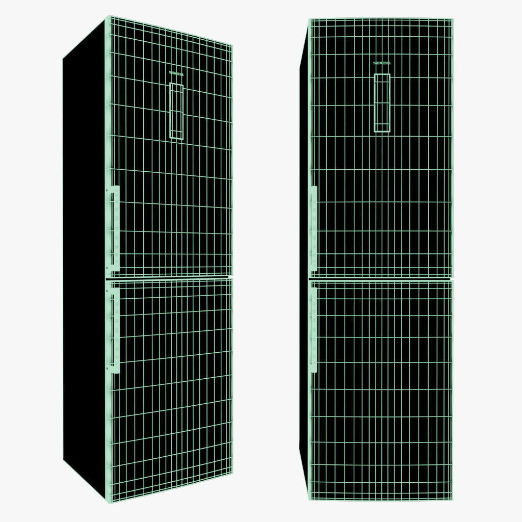 Siemens fridge KG39NAX26R 3D model_1