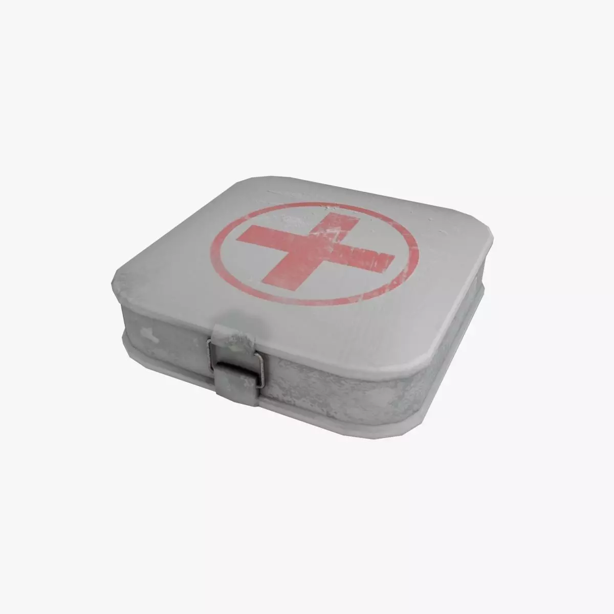 First Aid Kit Low-poly 3D model_0