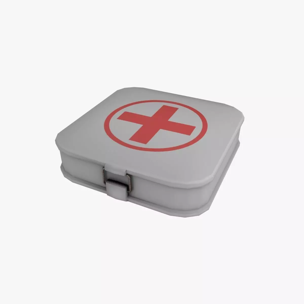 First Aid Kit Low-poly 3D model_0