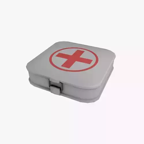 First Aid Kit Low-poly 3D model First Aid Kit Low-poly 3D model