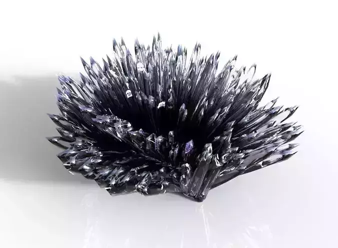 Crystals  04 Low-poly 3D model