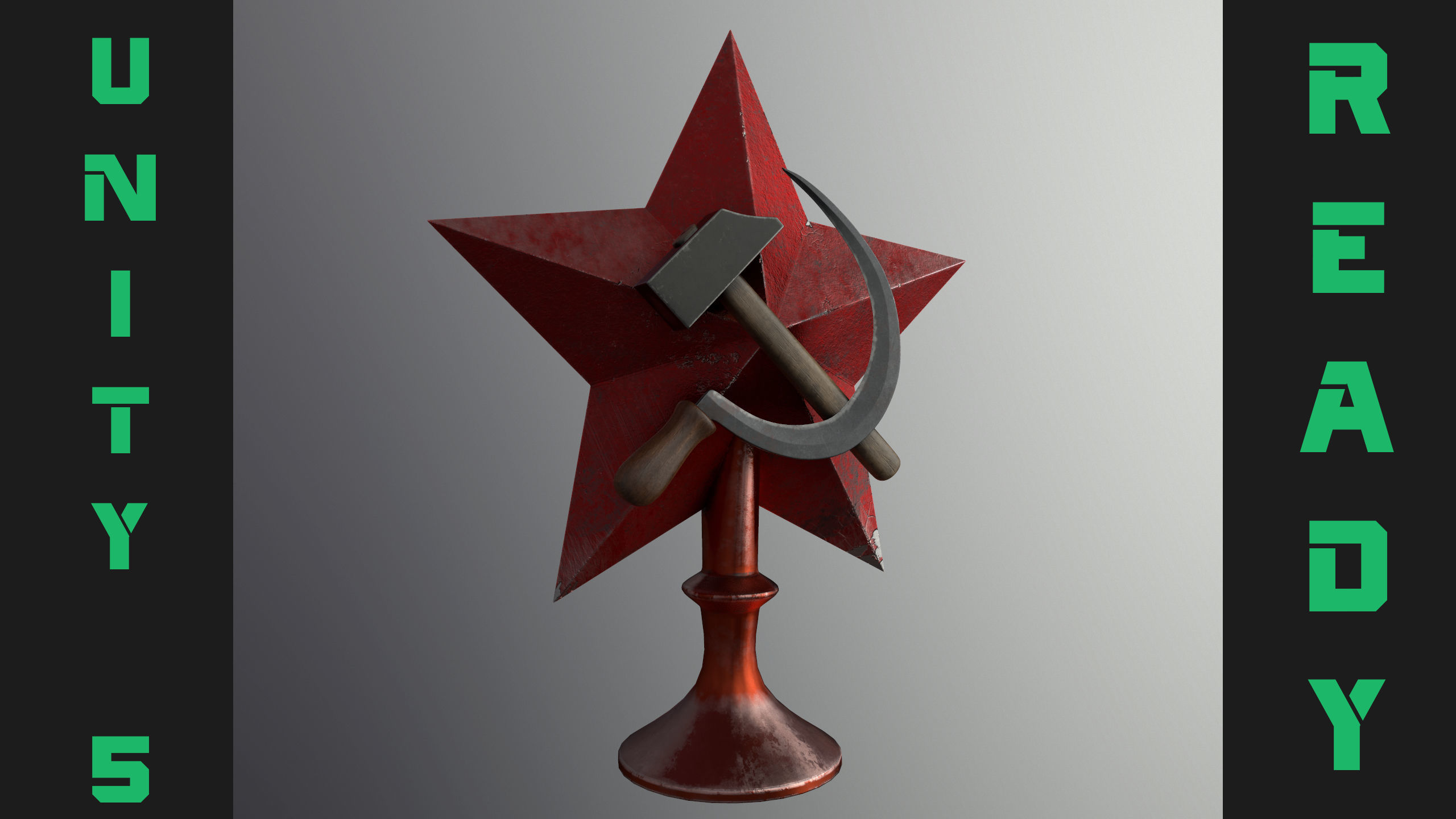 Soviet Star Low-poly 3D model