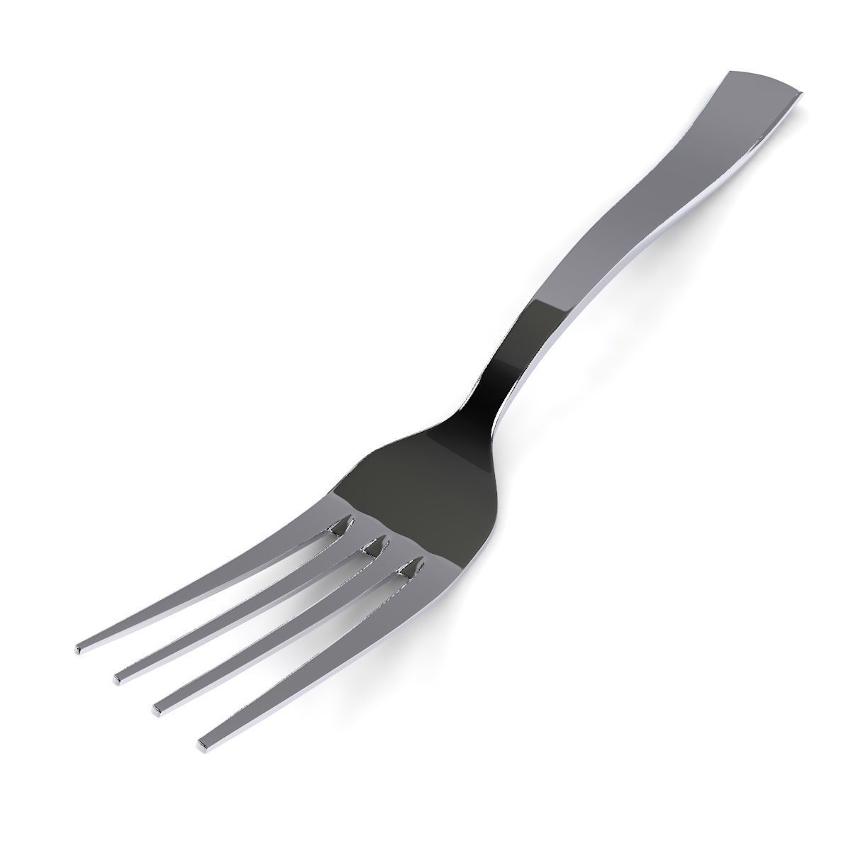 High Quality Fork 3D model_4