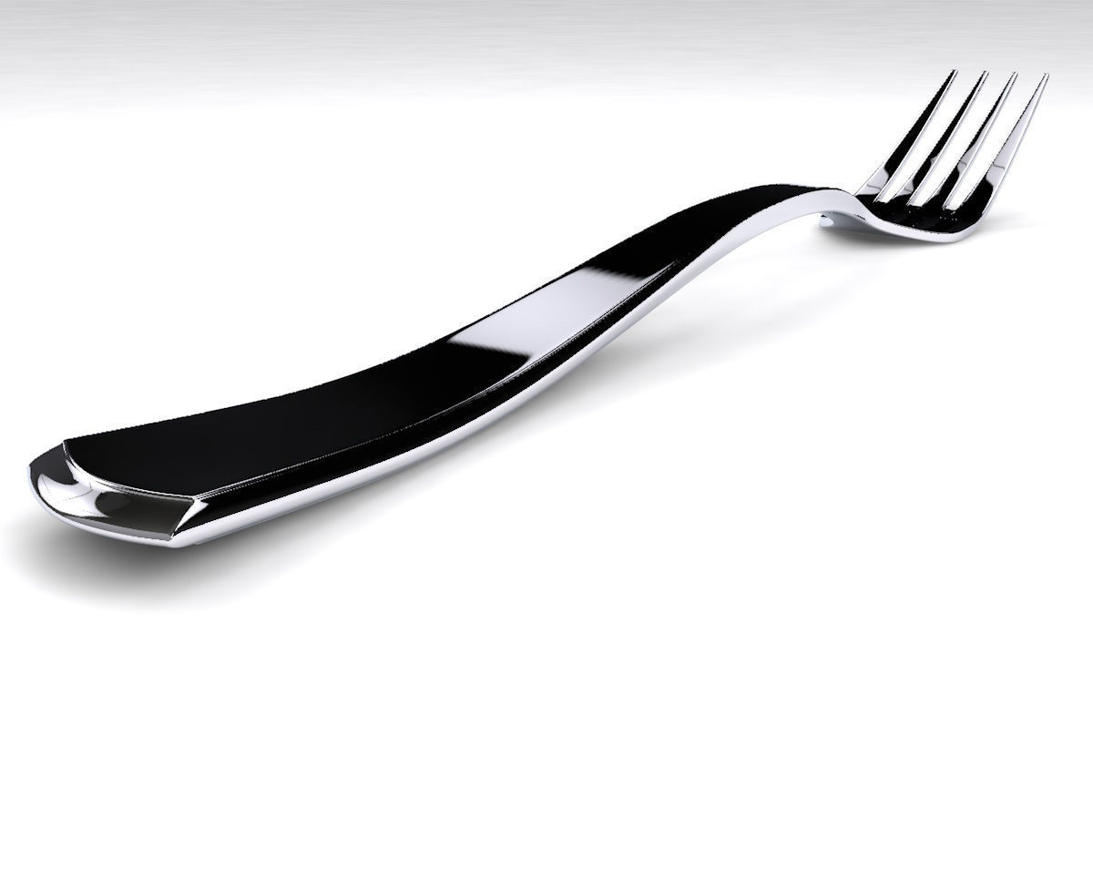 High Quality Fork 3D model_3