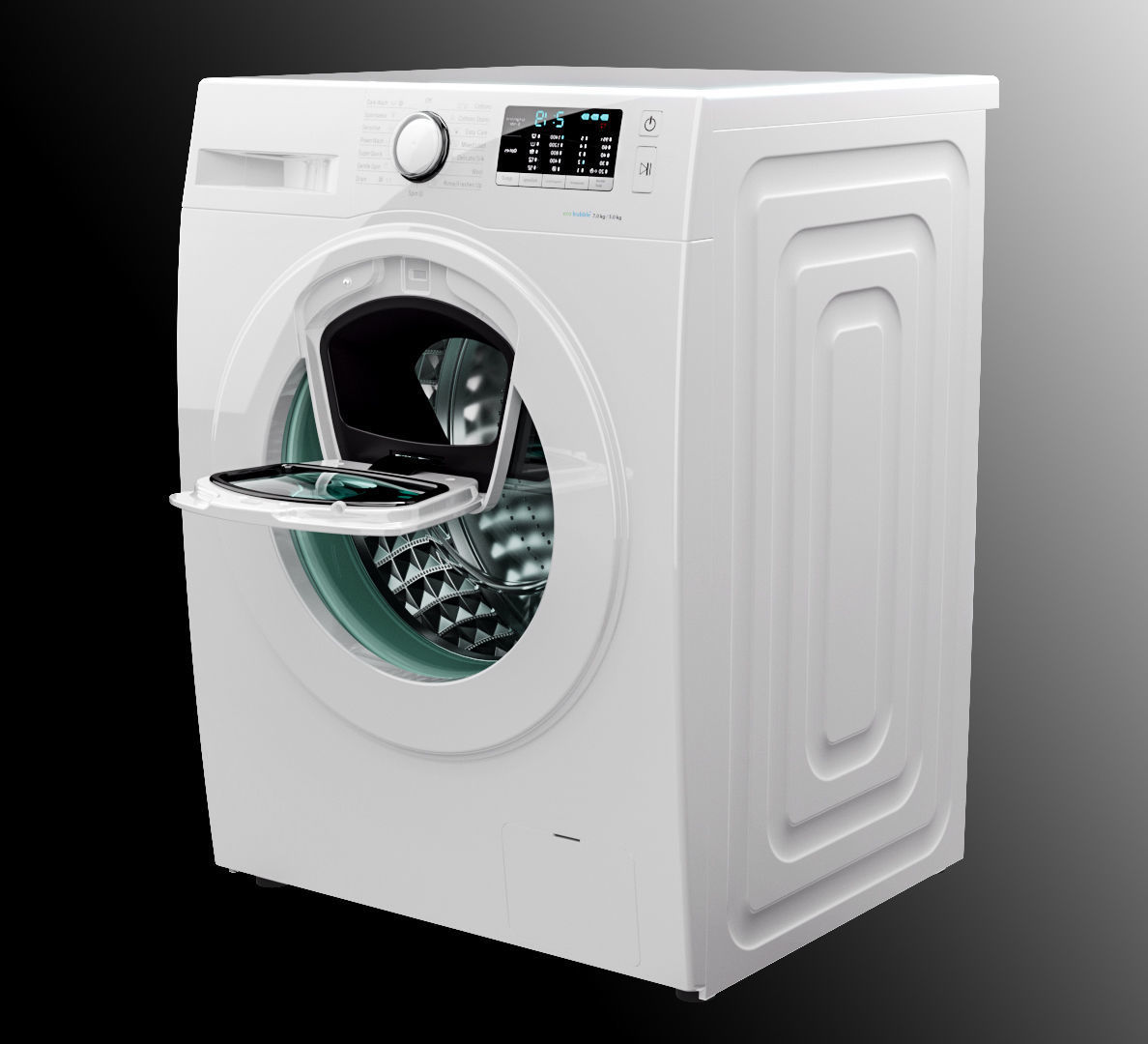 samsung washmachine 3D model_2