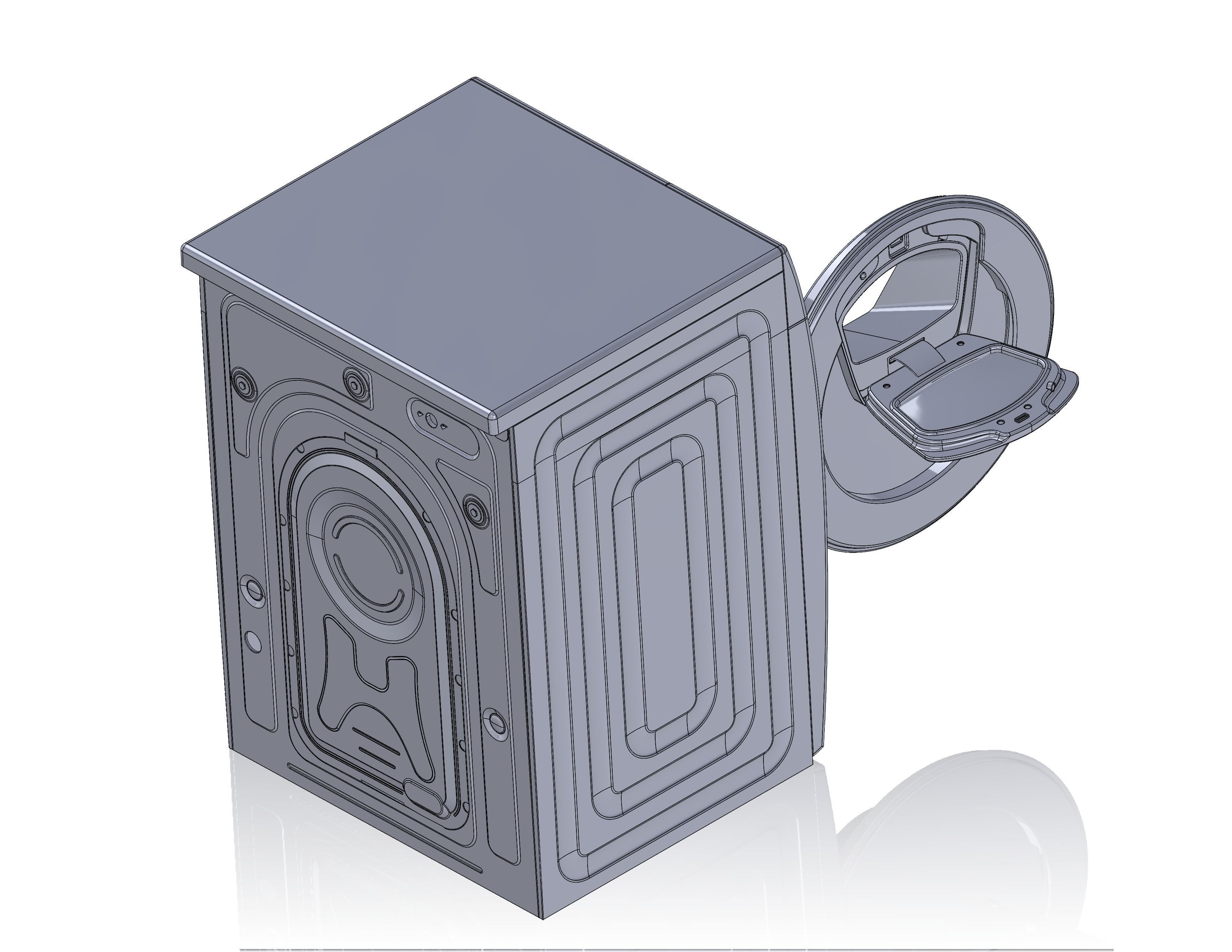 samsung washmachine 3D model_7