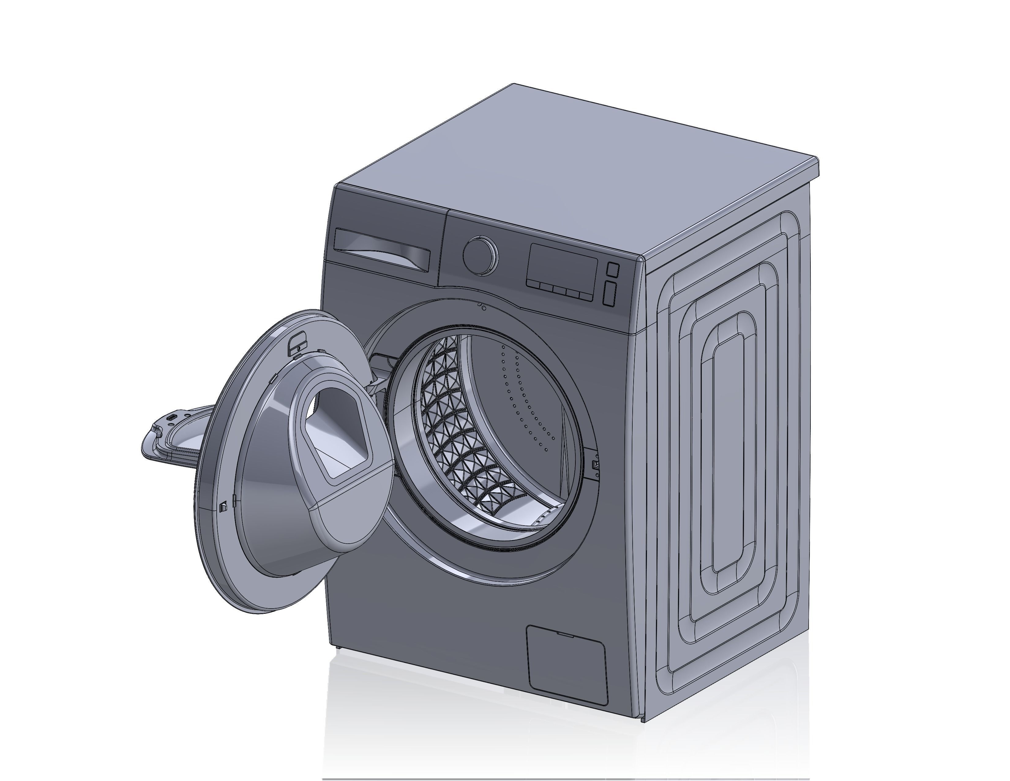 samsung washmachine 3D model_6