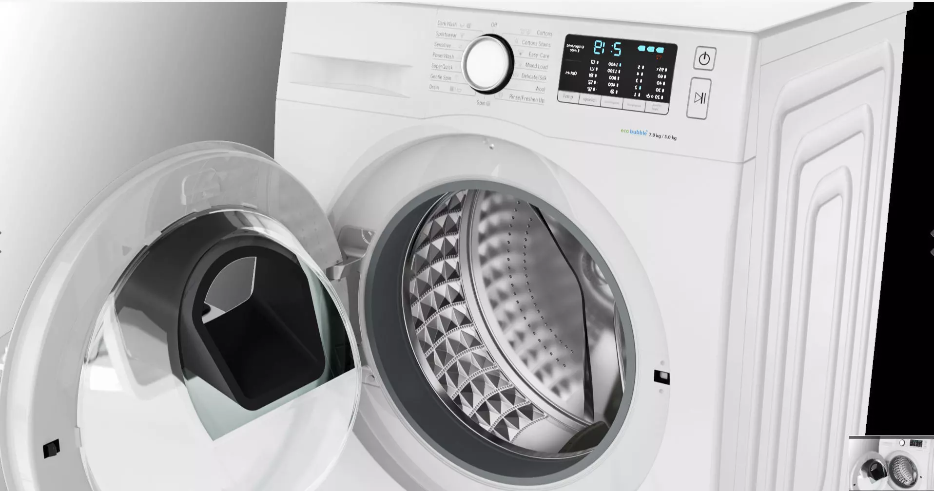 samsung washmachine 3D model_0