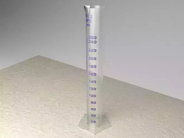graduated cylinder 3D model