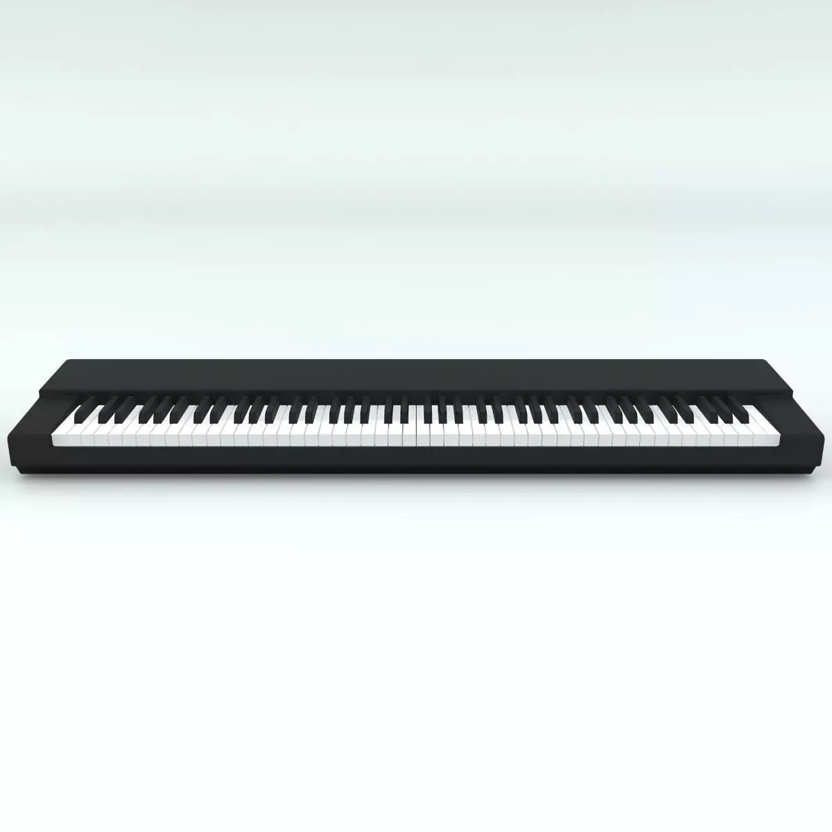 88 Key-Piano Keyboard Base 3D model_0