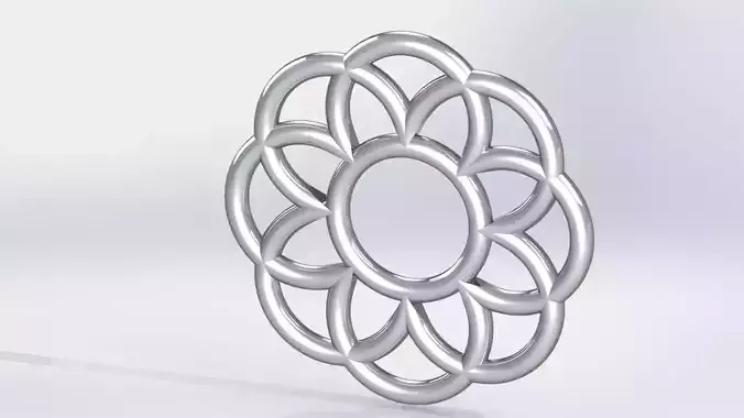Celtic Rose 3D print model