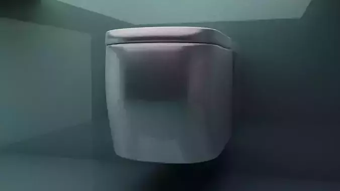 Modern wall-hung toilet