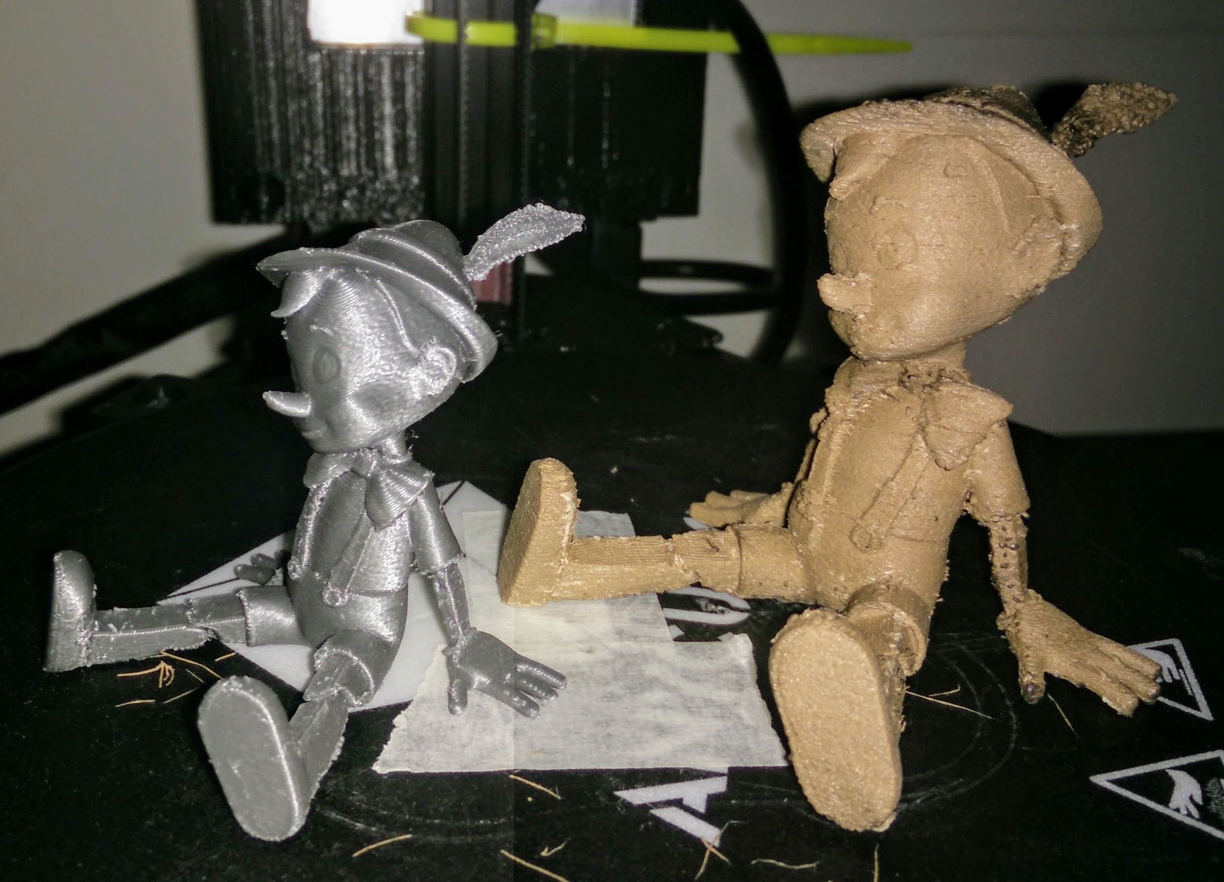 Pinocchio Seated 3D print model_4