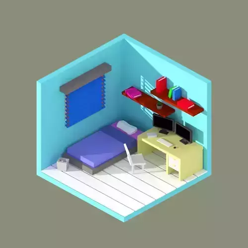 Simple Interior Game Asset