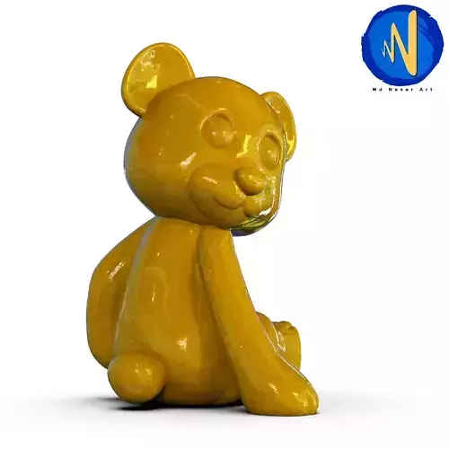 Teddy 3d print bear figurine 3D print model