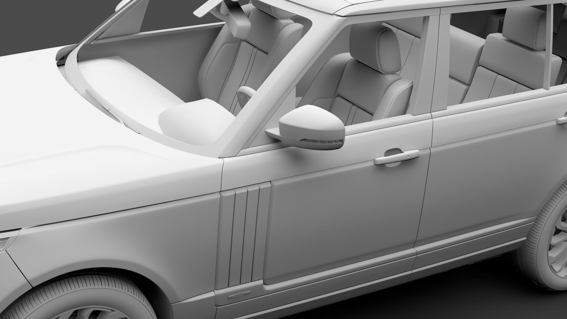 Range Rover Vogue SE LWB L405 2018 3D model_19