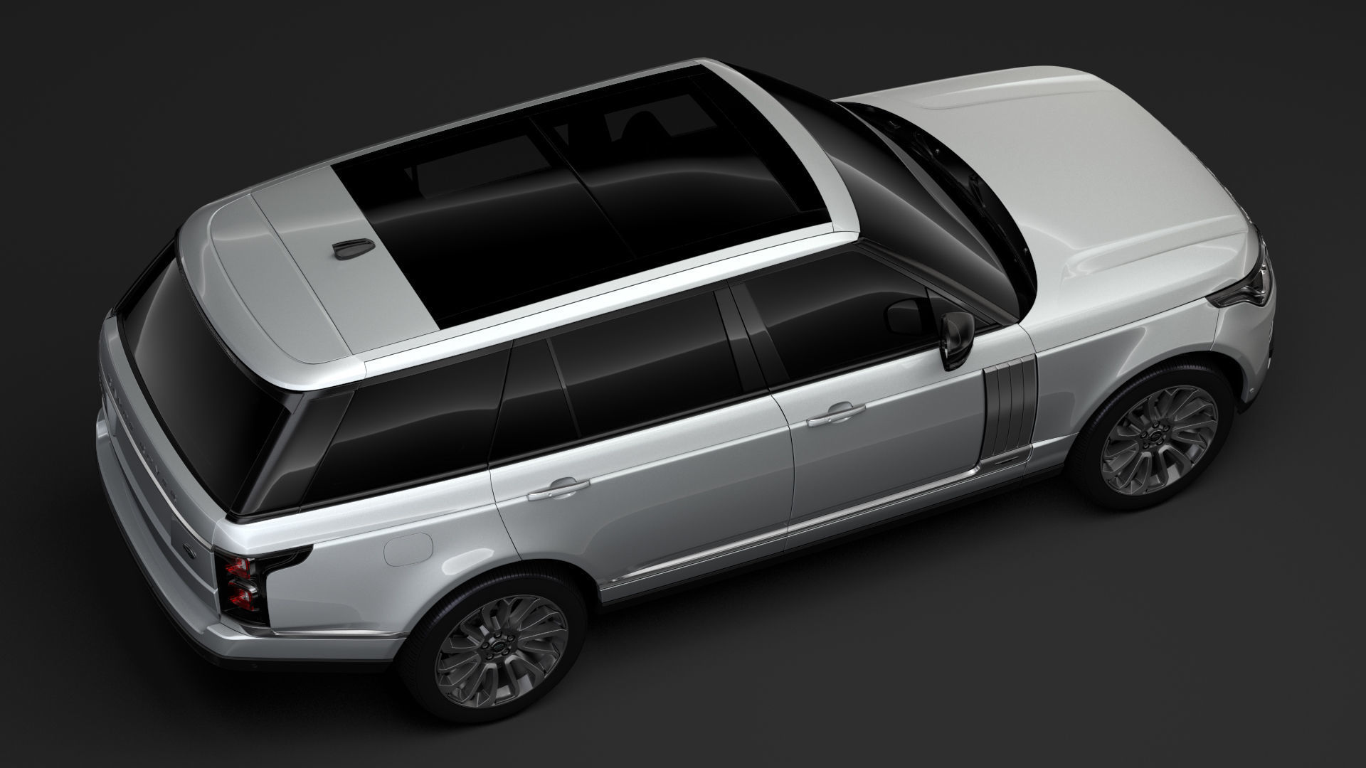 Range Rover Vogue SE LWB L405 2018 3D model_11