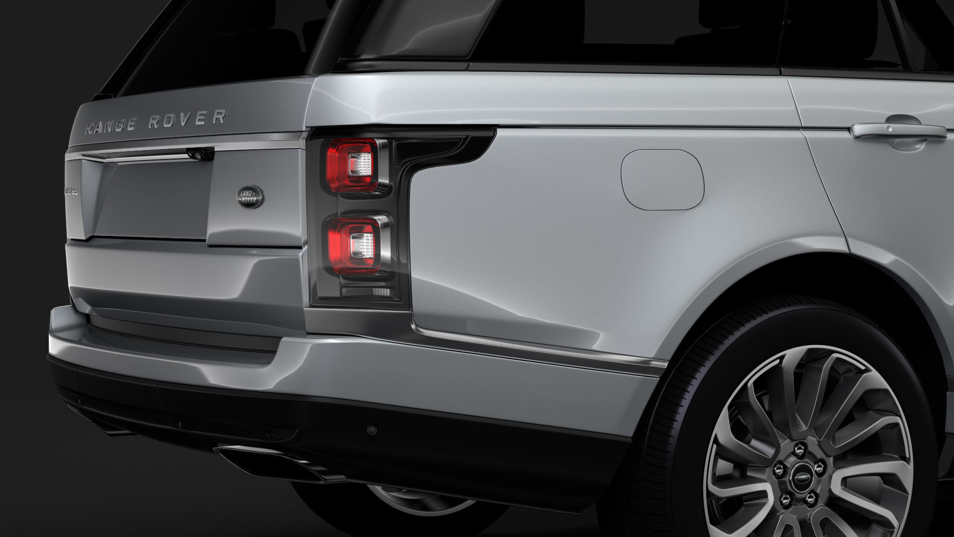 Range Rover Vogue SE LWB L405 2018 3D model_5