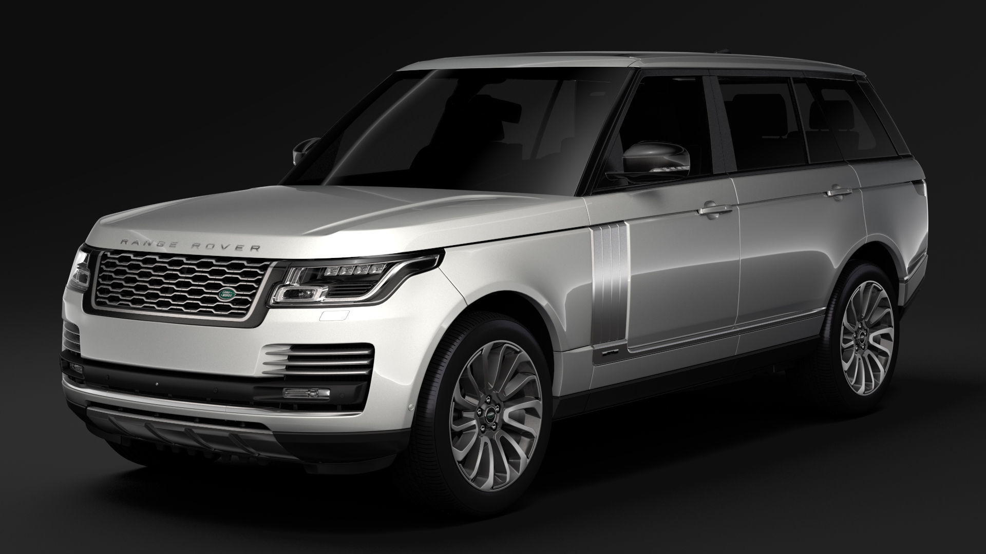 Range Rover Vogue SE LWB L405 2018 3D model_2