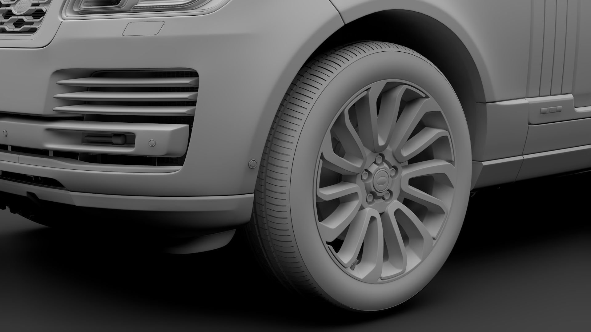 Range Rover Vogue SE LWB L405 2018 3D model_16