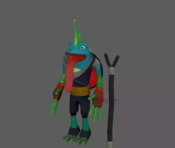 Frog Model 3D Free