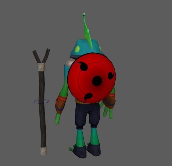 Frog Model 3D Free Free low-poly 3D model_1