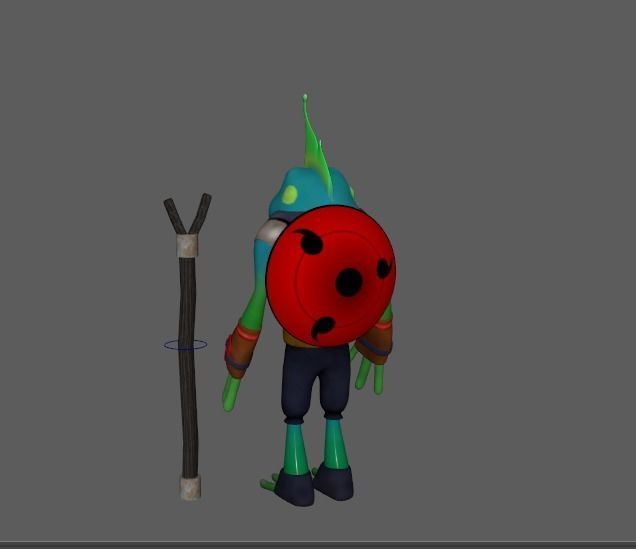 Frog Model 3D Free Free low-poly 3D model_6