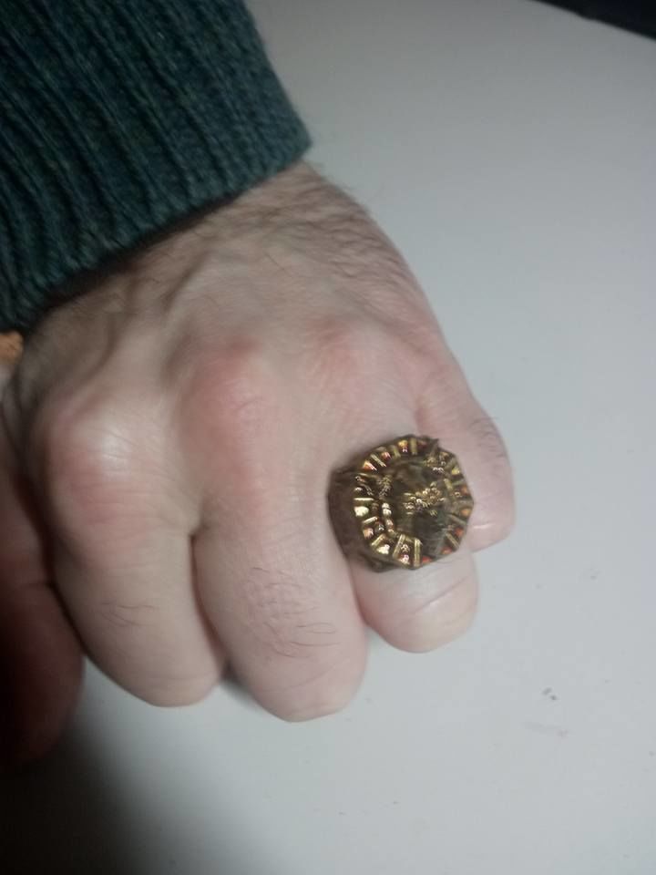 Ring of the Lone Wolf 3D print model_3