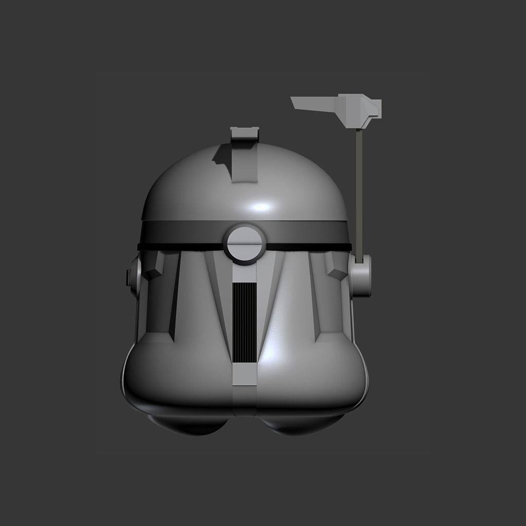 Clone ARC Trooper Cosplay Helmet 3D print model_4