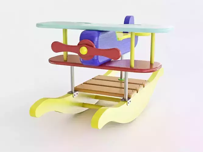 Rocking airplane kids toy