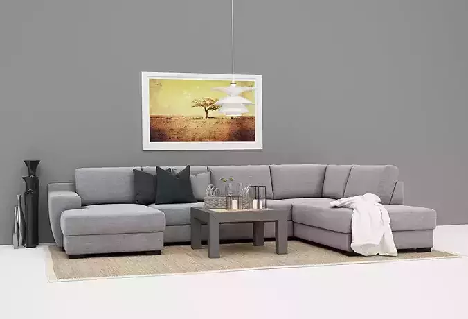 Sofa Setup 07 3D model