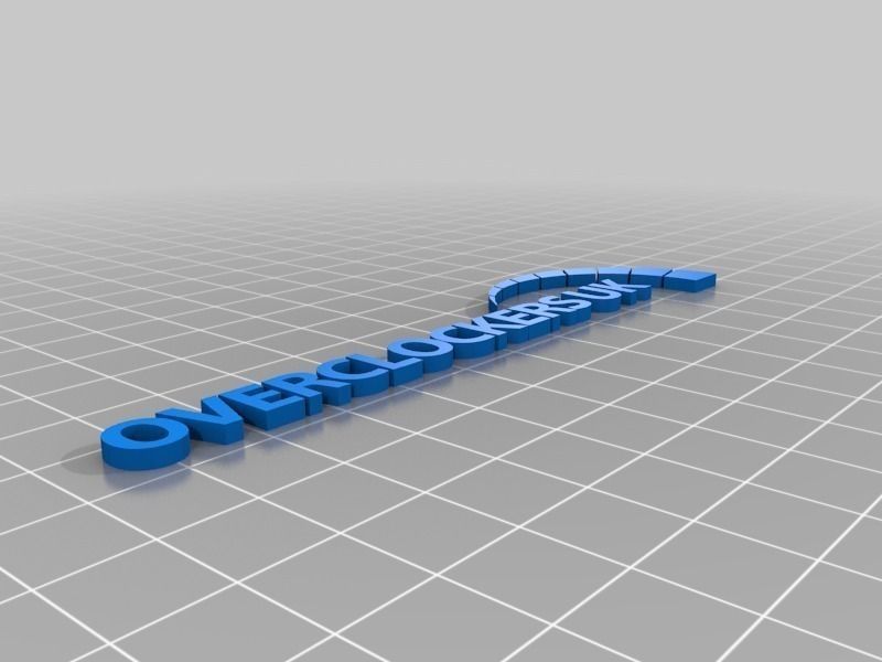 Overclockers UK OCUK Logo and Keychain Free 3D print model_1