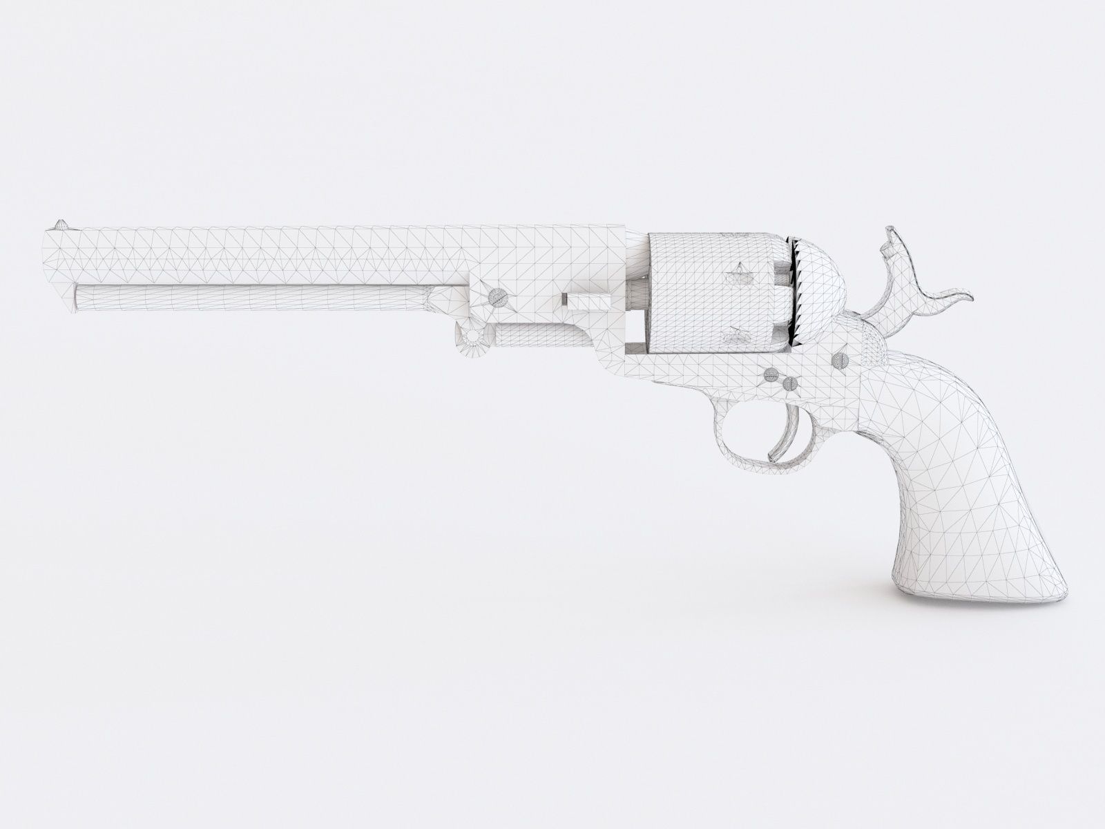 Colt Navy 1851 3D model_5