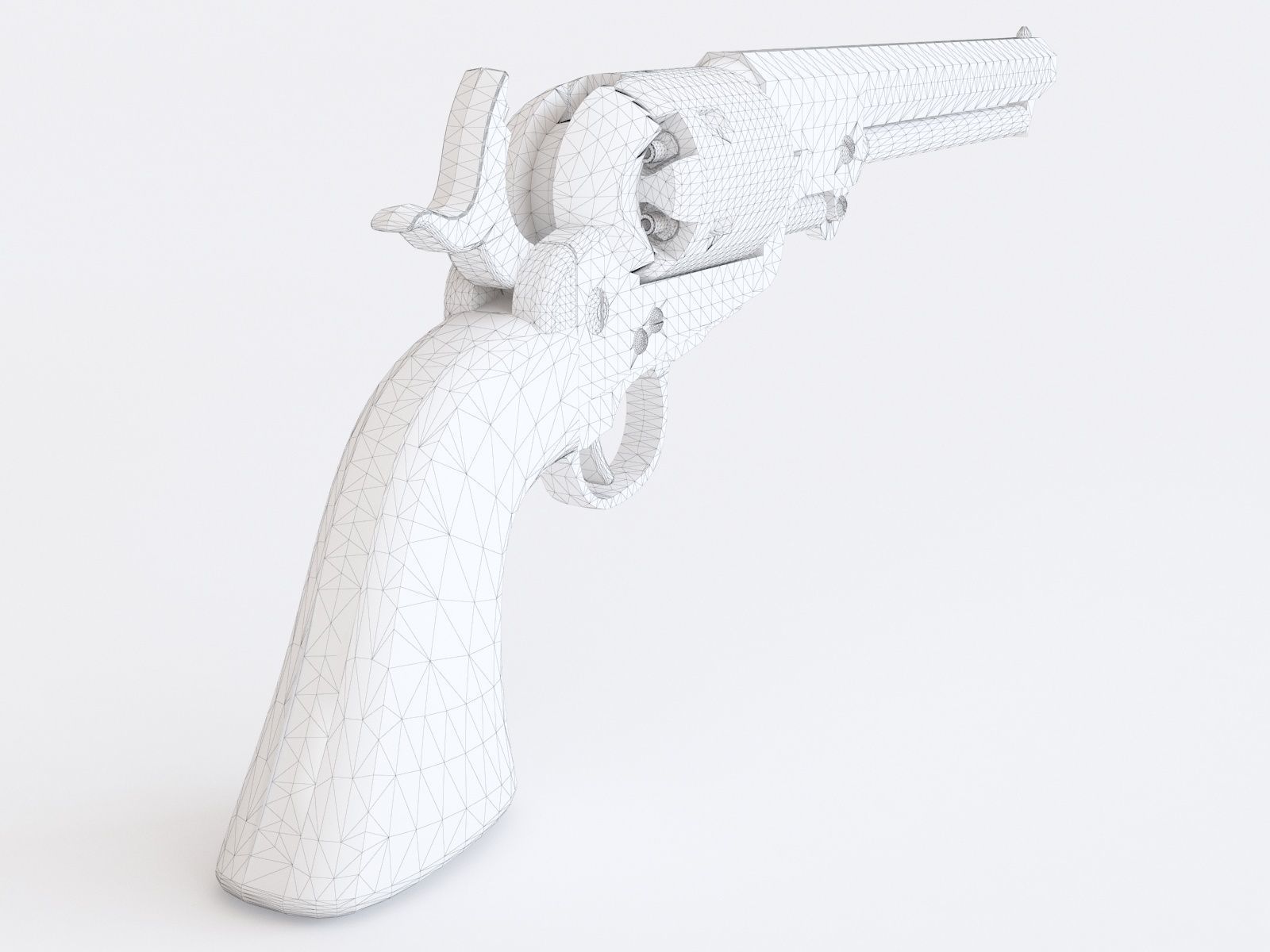 Colt Navy 1851 3D model_3