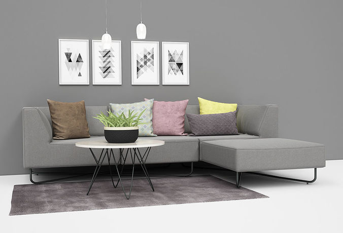 Sofa Setup 14 3D model