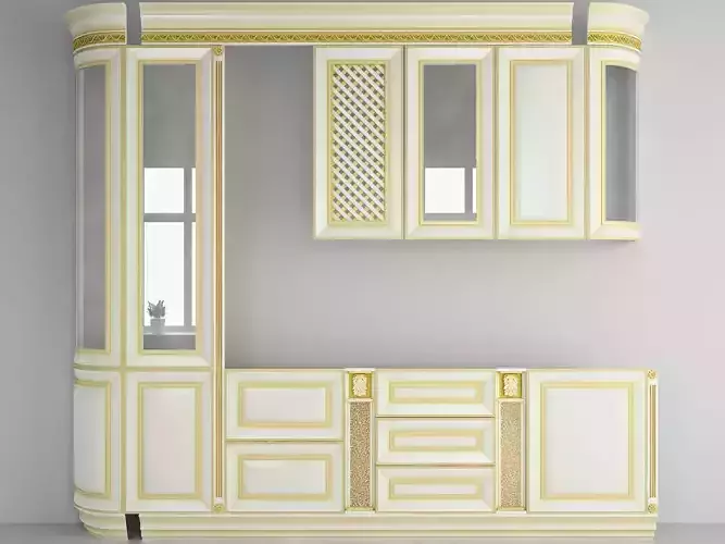 Kitchen facade 3D model