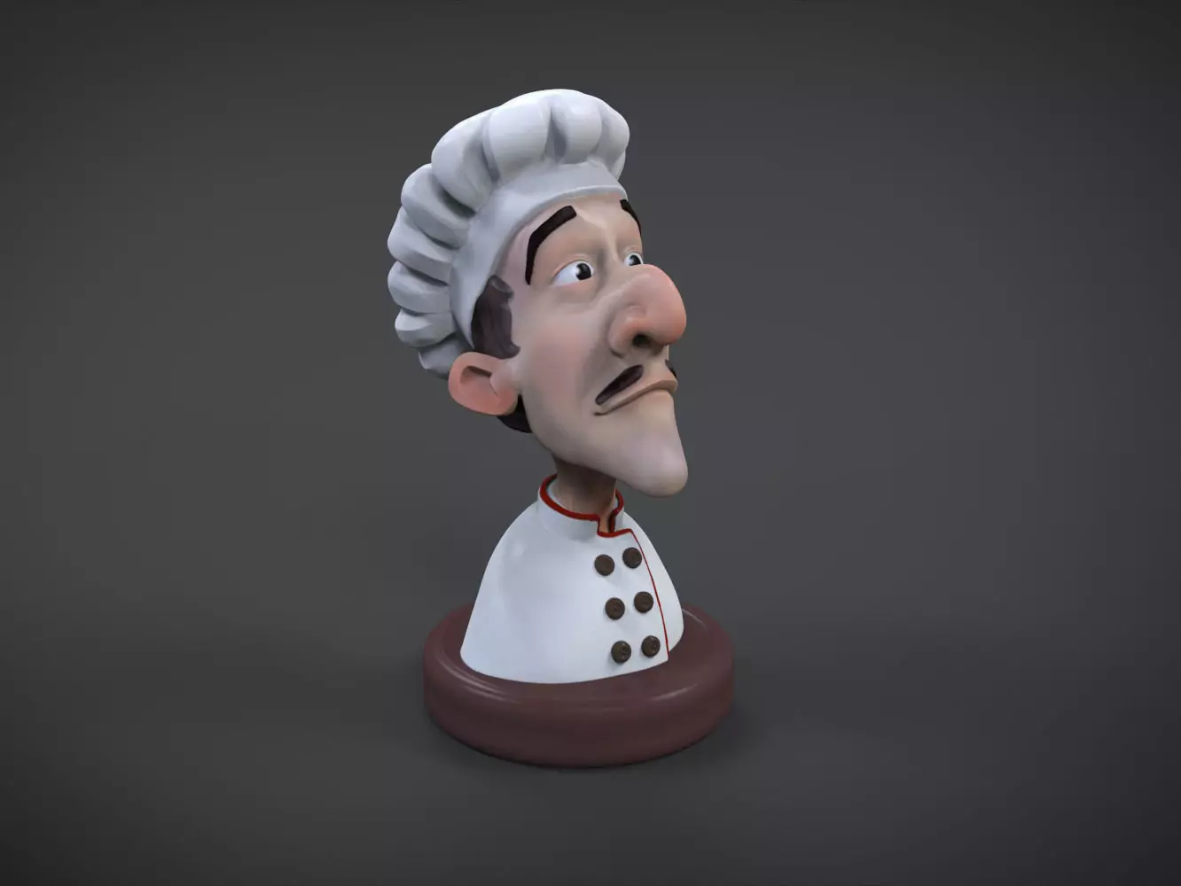 Cook 3d printable figure 3D print model_0